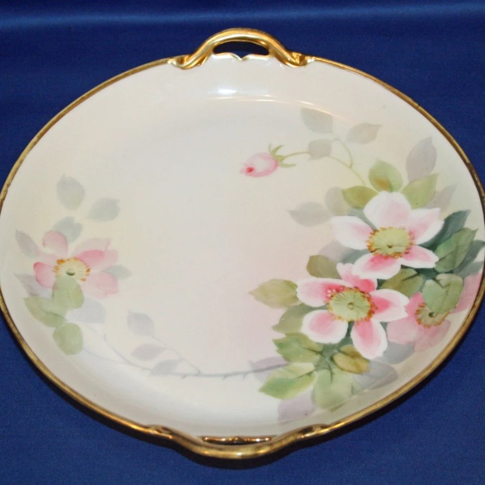 Nippon Porcelain Antique Old Markings 9 inch Serving  Dish